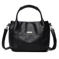 High-capacity Womens Soft Leather Shoulder Or Crossbody Bag