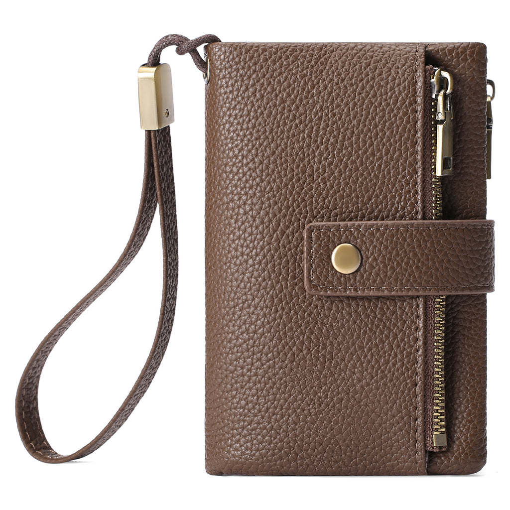 Women's Wallet Zipper Bag Clutch Anti-theft Card Swiping Bag Coin Purse