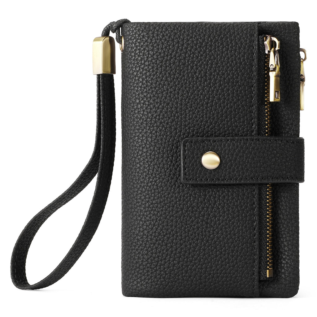 Women's Wallet Zipper Bag Clutch Anti-theft Card Swiping Bag Coin Purse